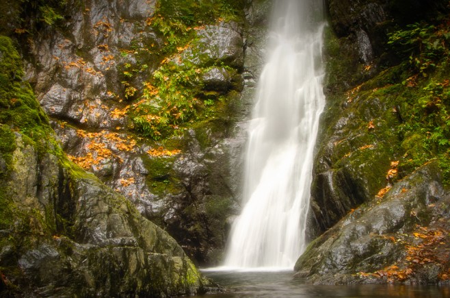 October waterfall